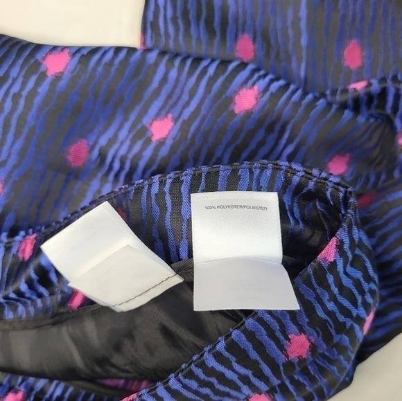 ANNE Klein Ankle Pants. Shimmery Pink and Blue. Very Beautiful. Ladies Size 6 - Picture 10 of 14
